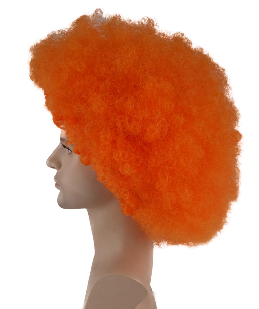 Wigs2you ハロウィンパーティープレミアム メンズ H-652 スーパーアフロウィッグ オレンジ色