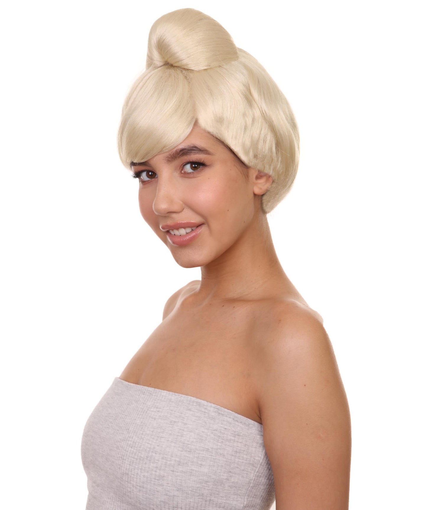 ハロウィンパーティ プレミアム H-5090 女性用 ナタリー2 スタイル ブロンドウィッグ