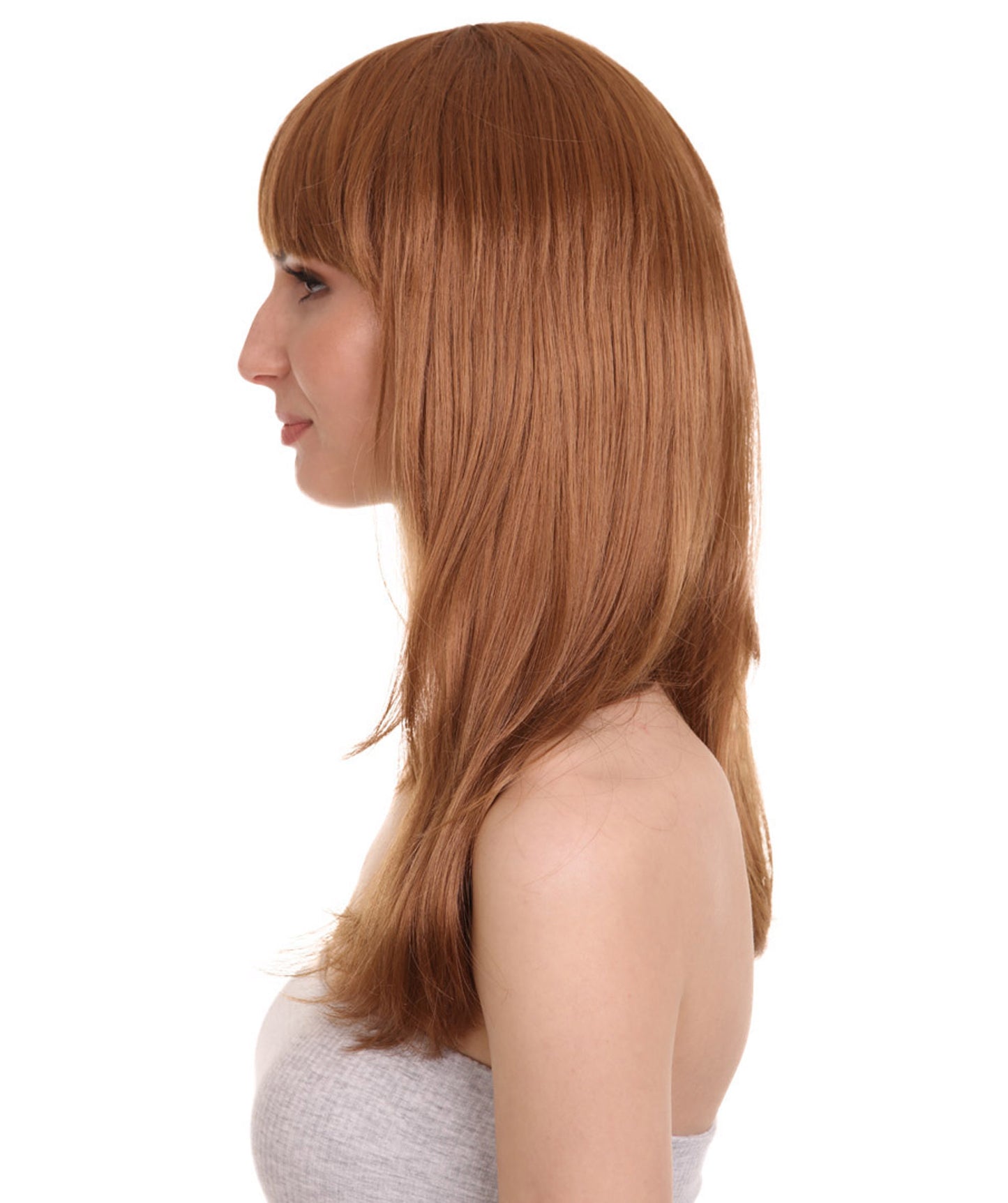 Wigs2you ハロウィンパーティープレミアムレディース H-1064 とても快適なグラマーグリーンウィッグ Lt ブラウンカラー