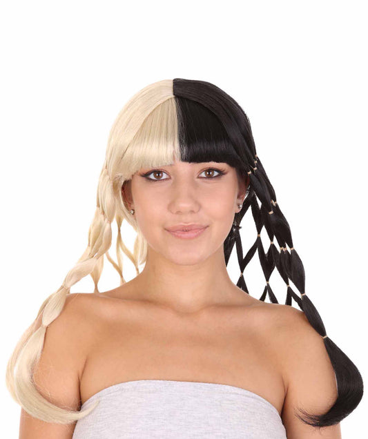 コスプレウィッグ Melanie Mad Hatter ファンキースタイル H-3595 マルチカラーウィッグ プレミアム 通気性の良い キャップレスキャップ