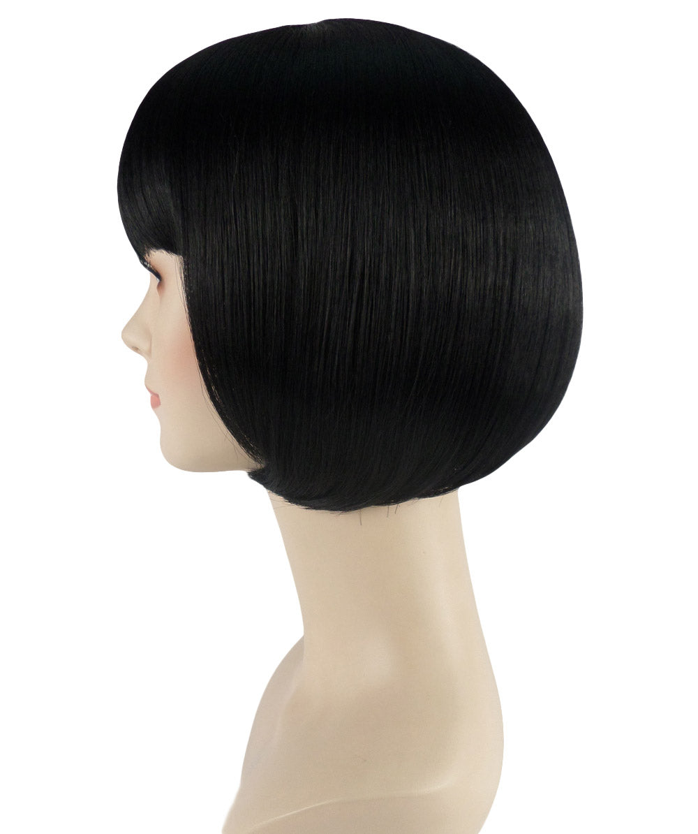 Wigs2you ハロウィン パーティー プレミアム レディース H-685 ショート ブラック ボブ ウィッグ