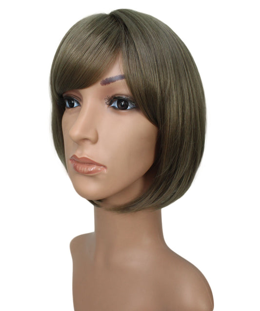 "ショートボブスタイル☆パッツン前髪でカワイイさUP☆ 耐熱素材なのでアレンジ自由自在 ウィッグネット付き♪ WS-2010 "