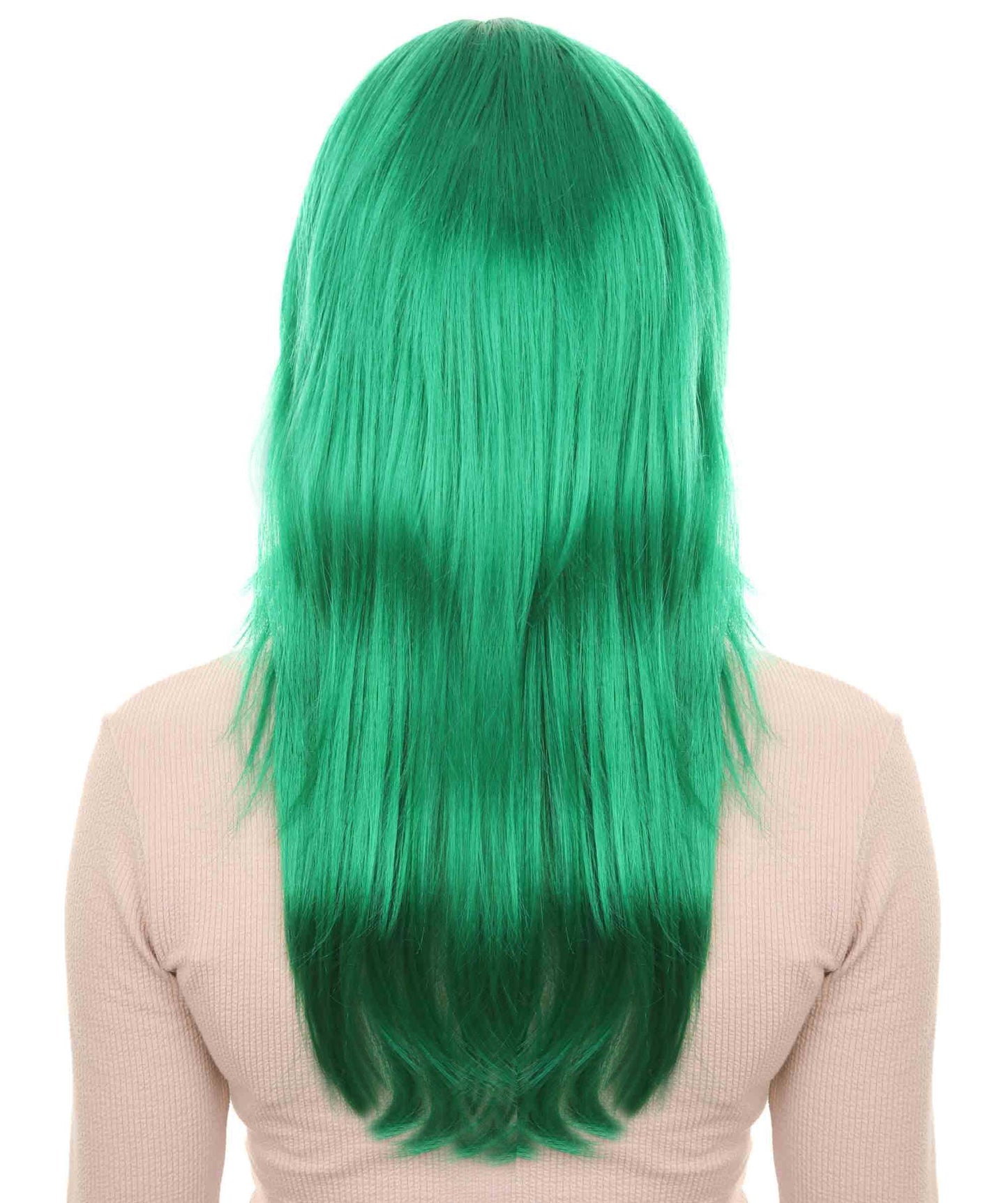 Wigs2you ハロウィンパーティー プレミアム レディース H-936 3レイヤーのパーティーガールウィッグ ダークグリーン色