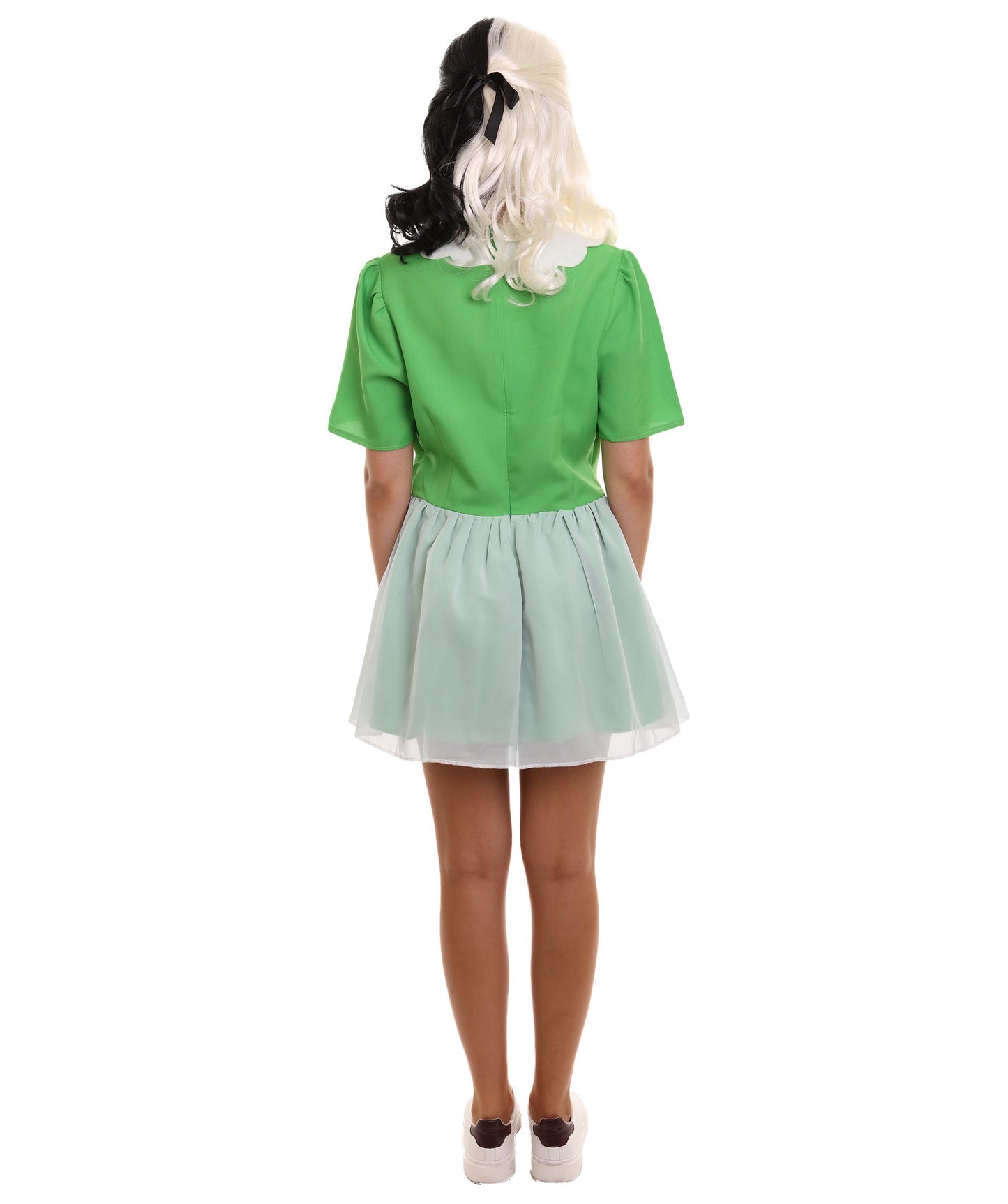 女性用 JCO-303_1 ドールカラー ドレス セレブリティ コスチューム グリーン コスプレ コスチューム