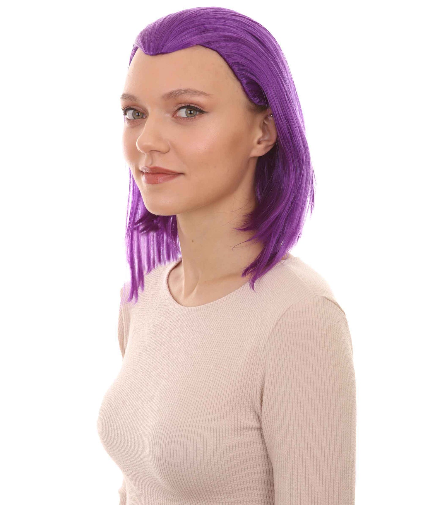 ハロウィンパーティ プレミアムレディース H-5004 ティーンタイタンズゴー レイヴン パープルウィッグ