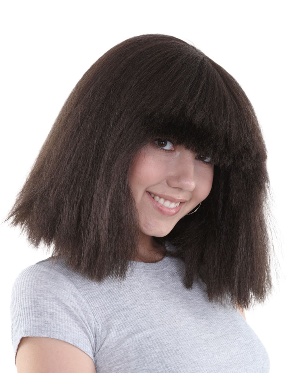 Wigs2you ハロウィンパーティープレミアムレディース H-1521 美しいルックを手に入れよう!ポップスターダークブラウンウィッグ