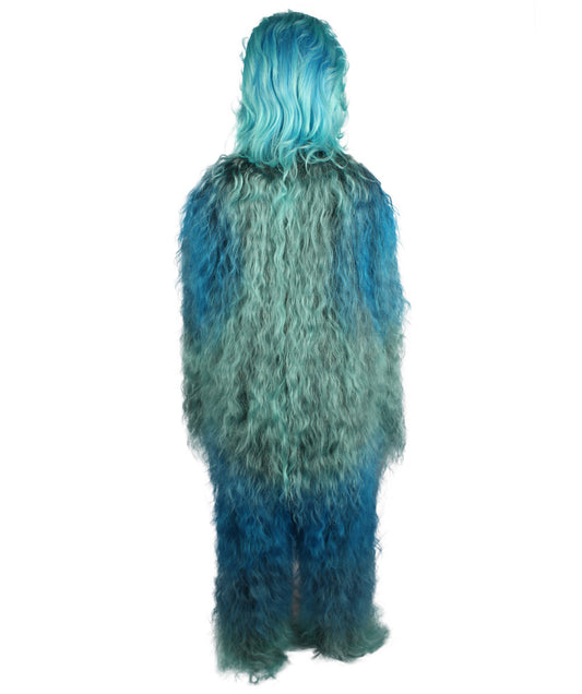 ユニセックス JCP-209_11 ヘアリー ウォリアー エイプ ミリタリー リーダー レジスタンス ファイター ブルー コスプレ コスチュームとウィッグ バンドル