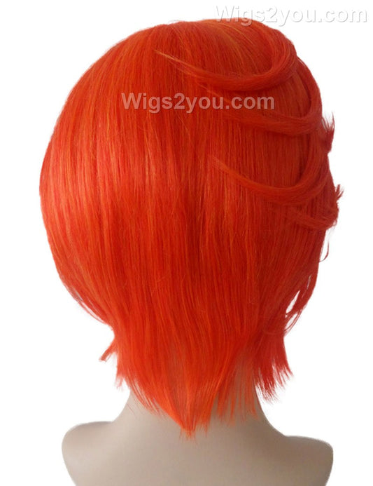 歌手婦人用かつら|オレンジの短いセクシーなコスプレ党かつら|割増空気を通すCaplessなキャップH-511
