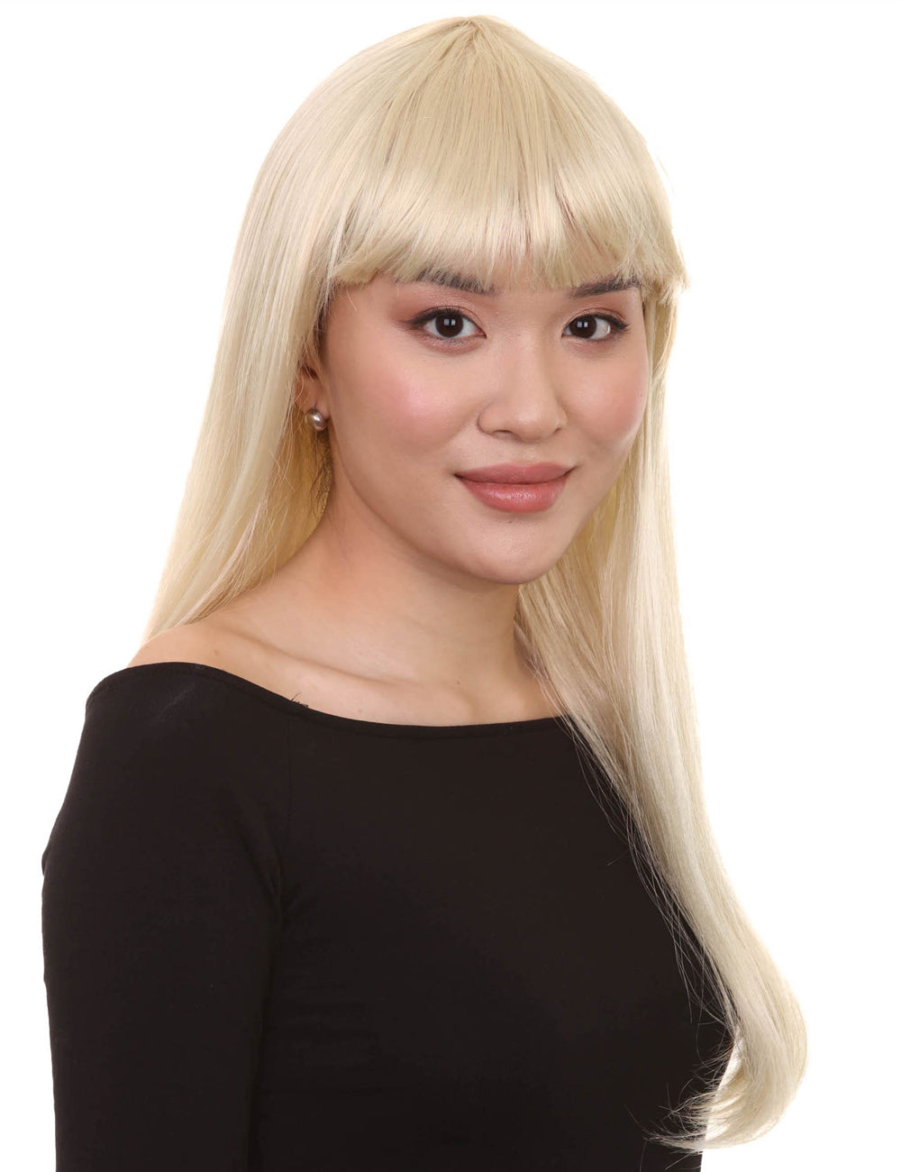 Wigs2you ハロウィン パーティー プレミアム レディース H-668 ロング ブロンド ボブ ウィッグ
