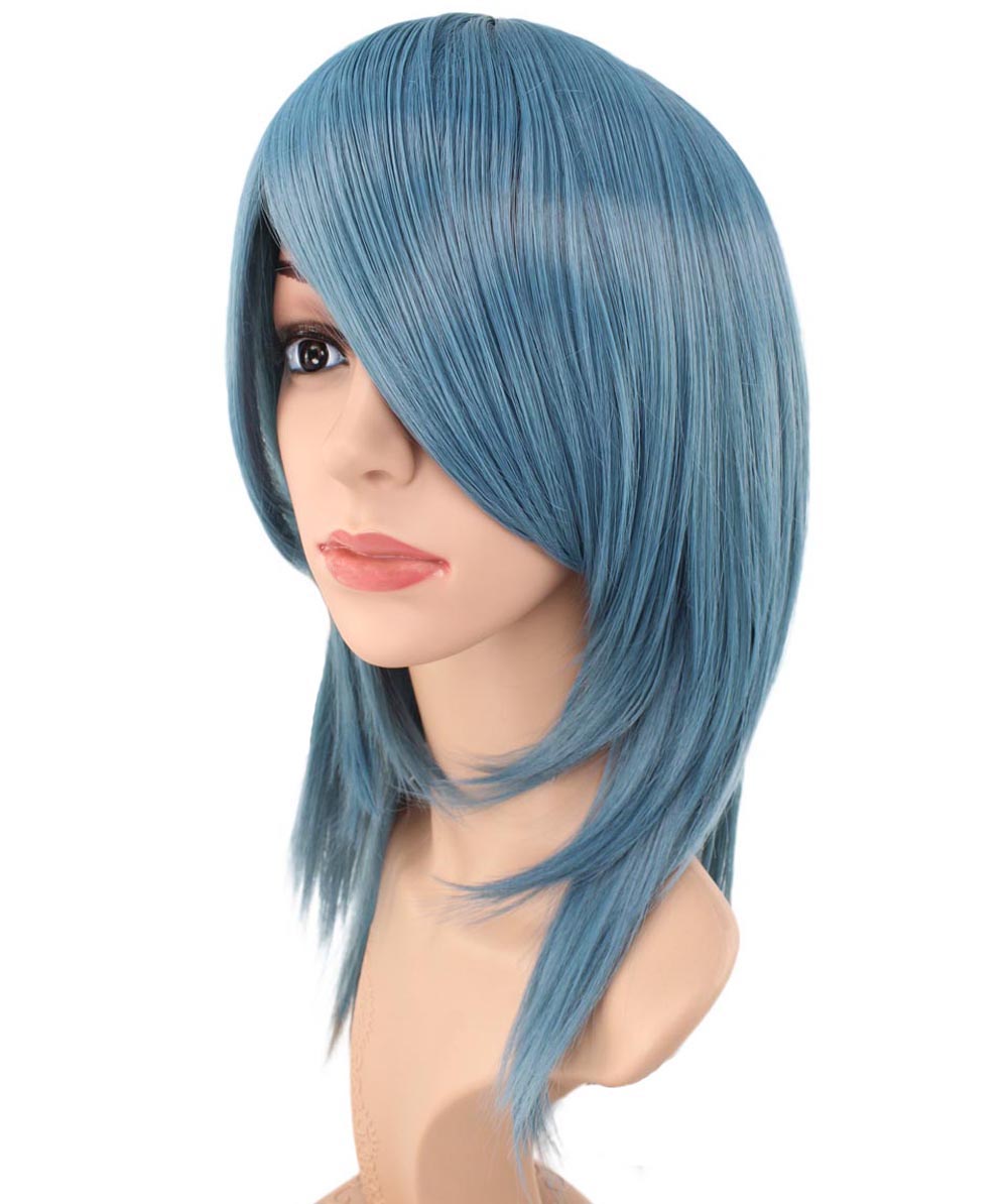 レディースファッション C-071 ロングストレート C-ワインレッド コスプレヒートスタイラブルウィッグ