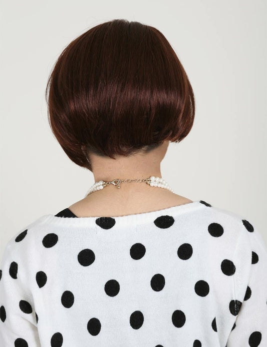 人毛100% | 右と左の長さが違うオシャレなアシンメトリースタイルです | ウィッグネット付き HH-102A