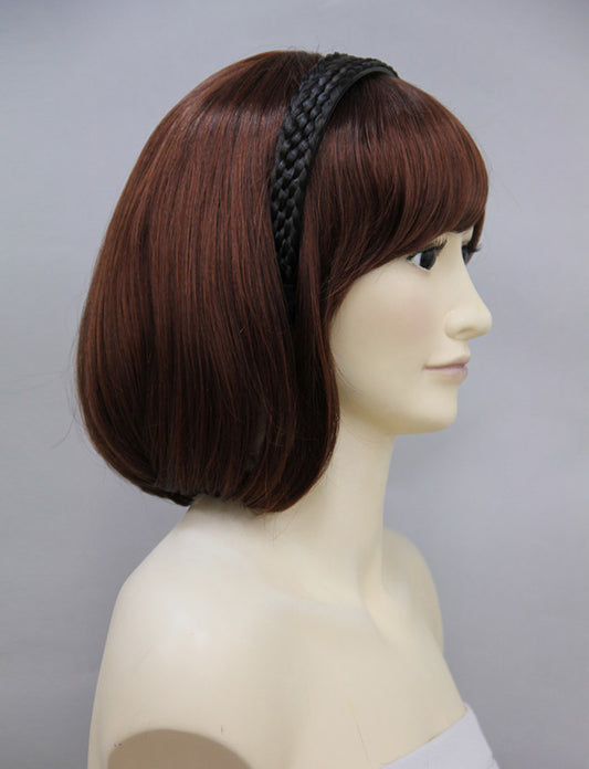 レディースファッション W-8213 ダーケストブラウン ヘアアクセサリー 合成繊維