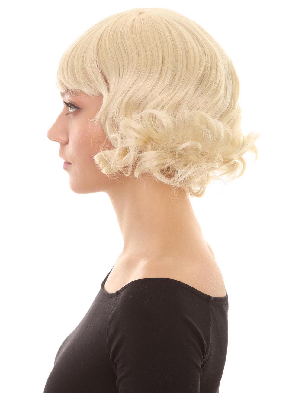 Wigs2you ハロウィン パーティー プレミアム レディース H-1363 着けやすい 快適なフィット感 カーニバル ブロンド ウェーブのかつら