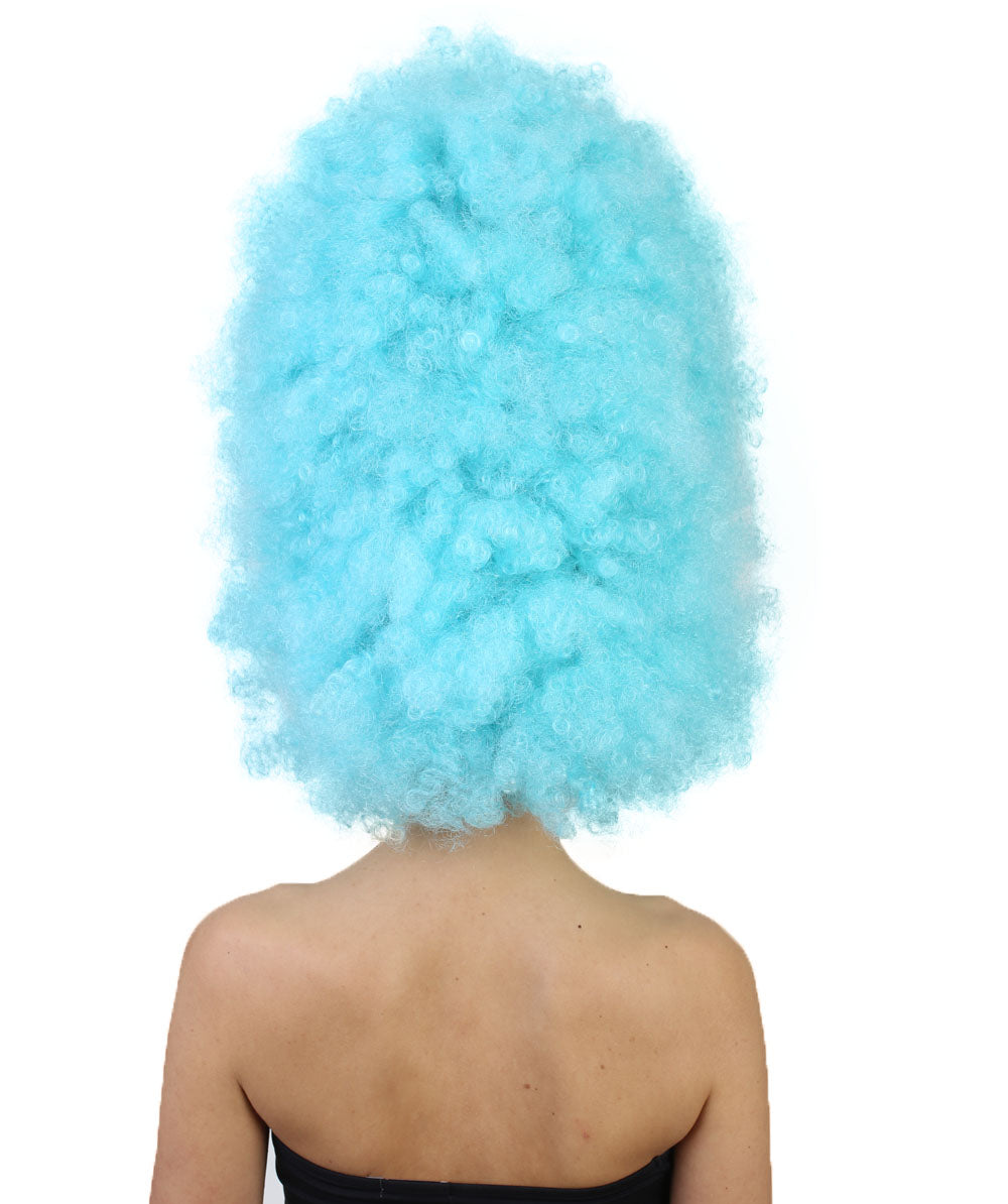 Wigs2youハロウィンパーティープレミアムレディースH-2003 着けやすい 非常に快適 スーパーサイズジャンボライトブルーアフロウィッグ