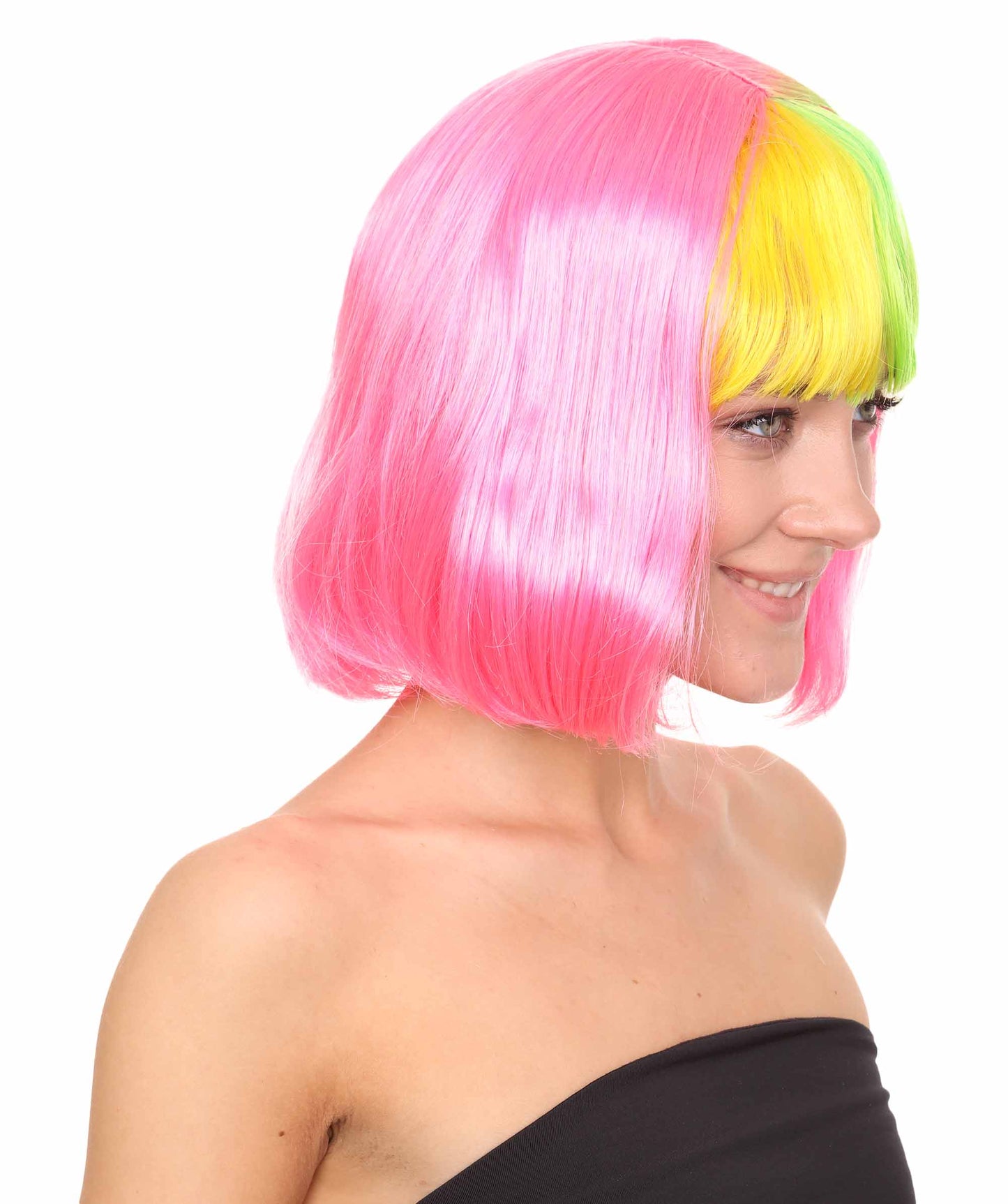 ハロウィンパーティープレミアムレディース H-2648 ピンクミックスボブウィッグ 現代の女性のためのウィッグのスタイルとメンテナンスガイド