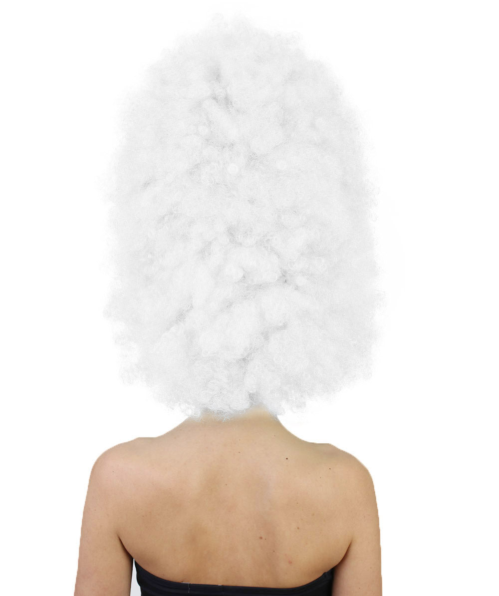 Wigs2you ハロウィンパーティ プレミアムレディース H-2012 着用しやすい 超巨大 ホワイト アフロウィッグ スタイルを大きくする