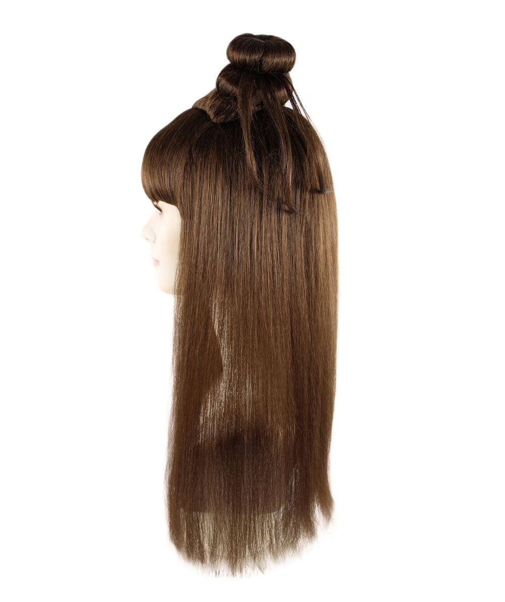 Wigs2you ハロウィン パーティー プレミアム レディース H-1221 快適なフィット感のブラウン アジアン プリンセス ウィッグ