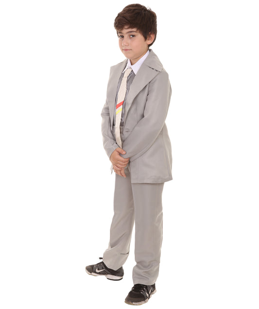 シンガー ボウイ JCP-028_6(Kids) コスプレコスチューム(子供用) グレー