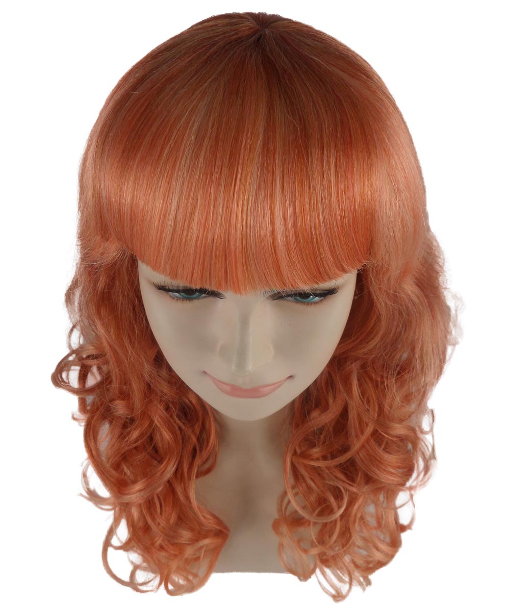 Wigs2you ハロウィンパーティープレミアム H-827 バットマン 女性ジョーカーウィッグ ピーチ色