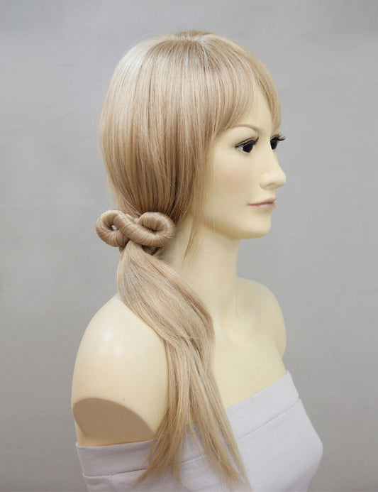 女性 W-8221 のおしゃれな アッシュブロンド テールフィーチャーヘアアクセサリー 合成繊維