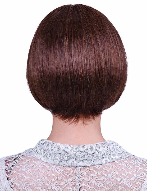 30歳〜40歳 若者の短い HT-022 100% ヒューマンヘア ナチュラルエレガンス ハンドタイド ヒューマンヘア束
