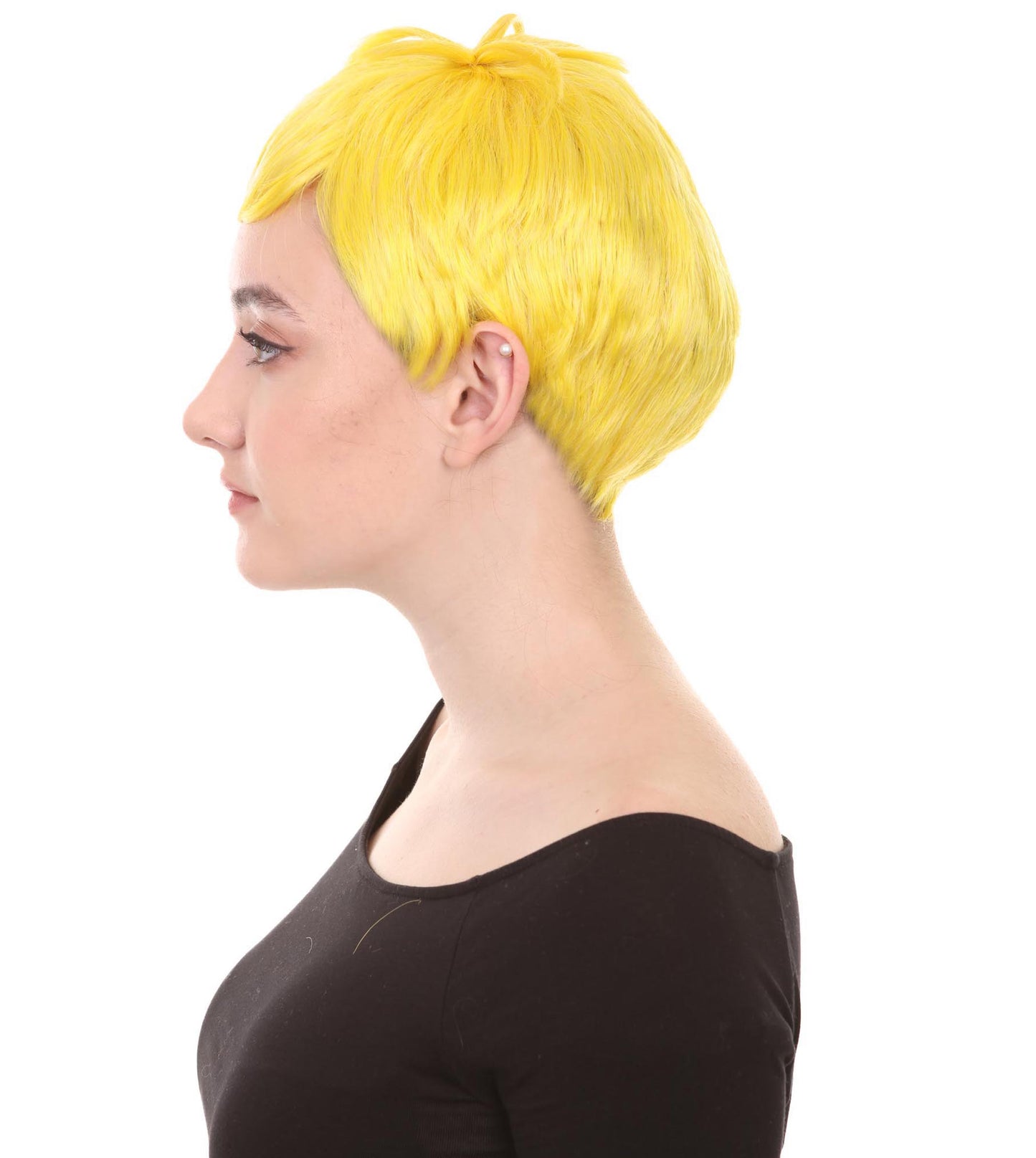 Wigs2you ハロウィンパーティープレミアム レディース H-586 コウノトリウィッグ イエロー