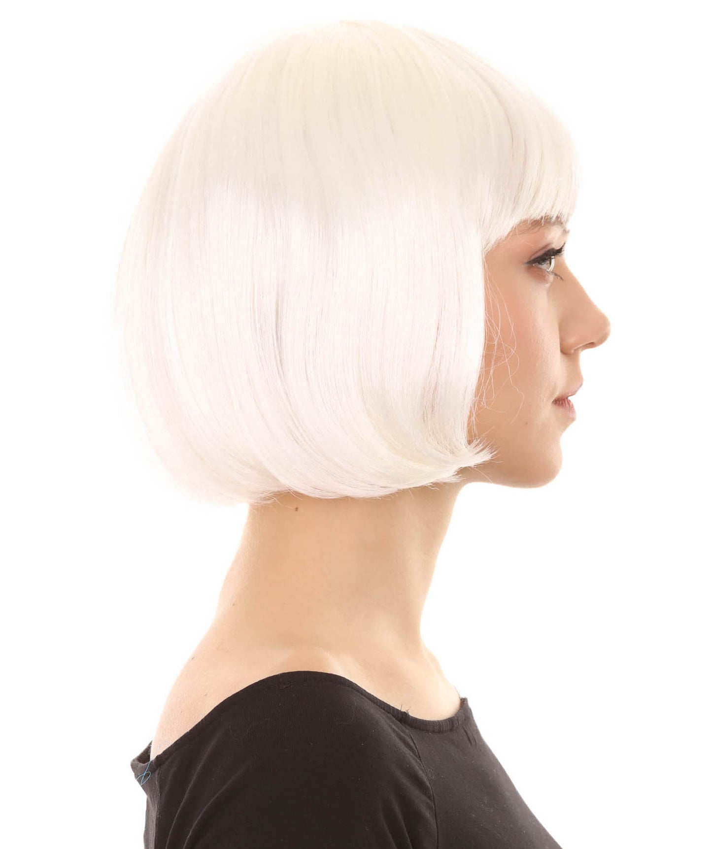 Wigs2you ハロウィンパーティープレミアム レディース H-673 ホワイトボブウィッグ