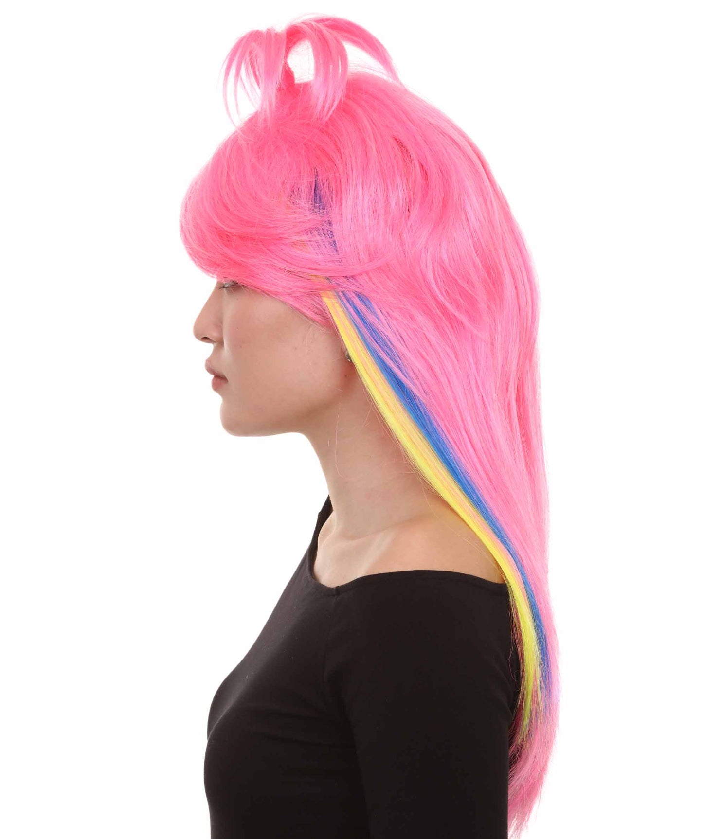 Wigs2you ハロウィンパーティ プレミアムレディース H-2030 着用しやすく とても快適 ファンタジーピンクウィッグ