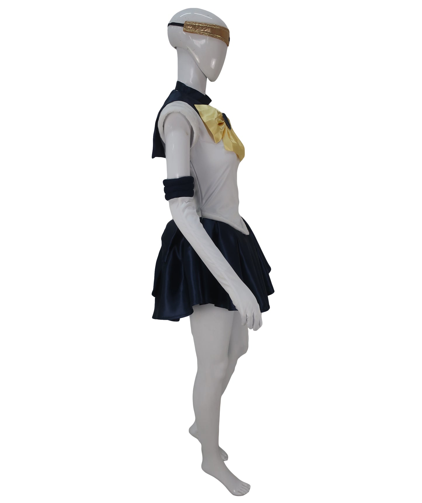 大人の女性用 JCA-050 セーラームーン(ウラヌス) ホワイト ブルー イエロー コスプレ衣装