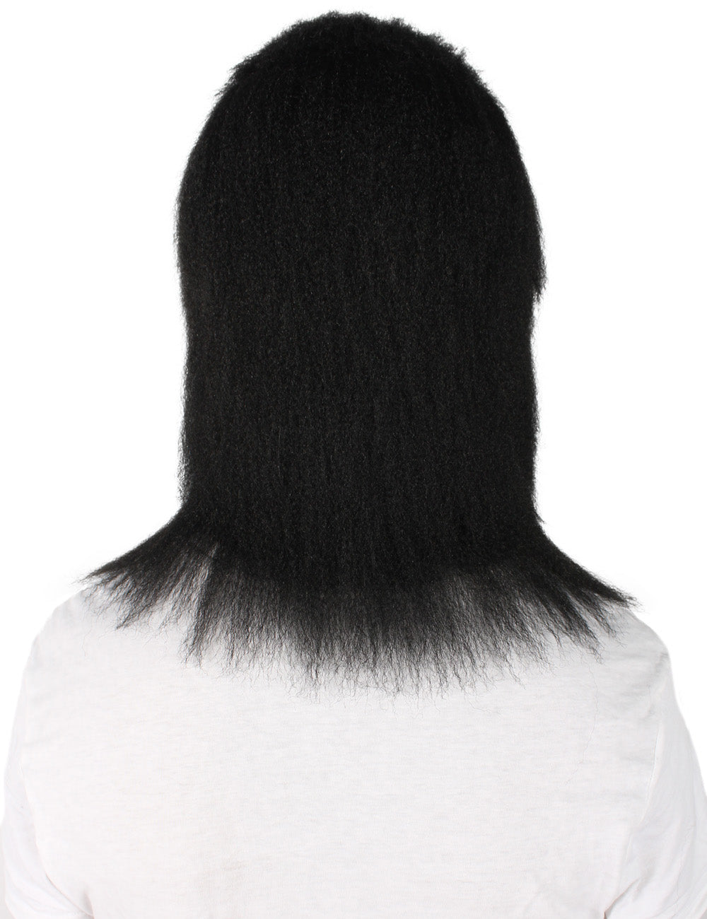 ハロウィンパーティープレミアムメンズ H-5646-BLK ヘアリーユニセックスエイプマスクのみ 黒 軟らかい合成繊維