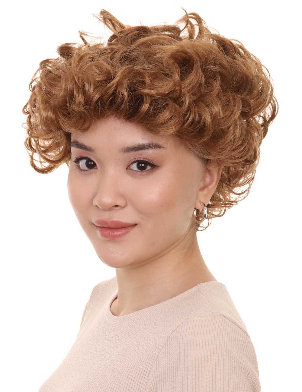 Wigs2you ハロウィンパーティープレミアム レディース H-589 コウノトリウィッグ ブラウン