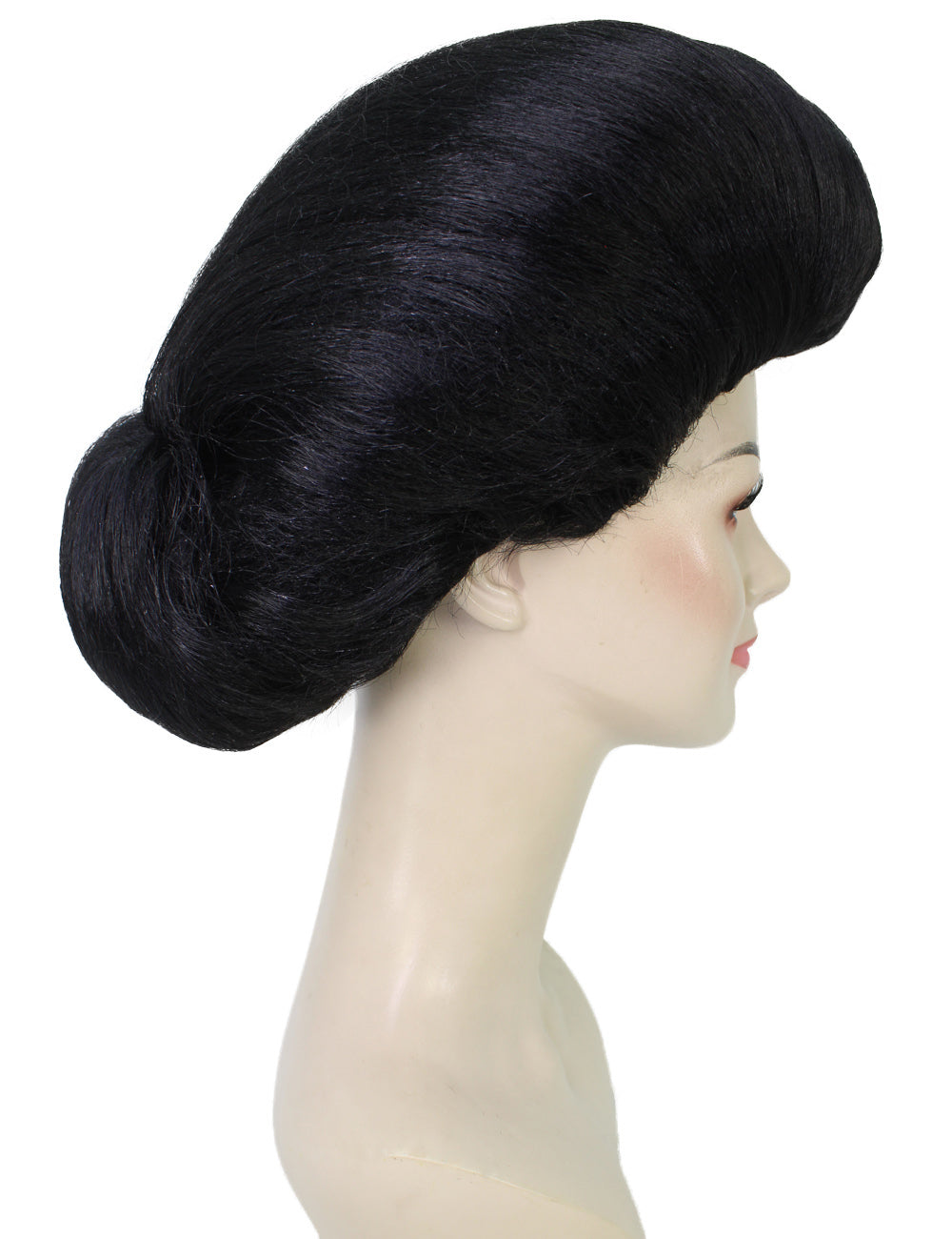 Wigs2you ハロウィンパーティ プレミアムレディース RuPaul Drag Race 黒いサイドパートマダムアップドウィッグ H-5721