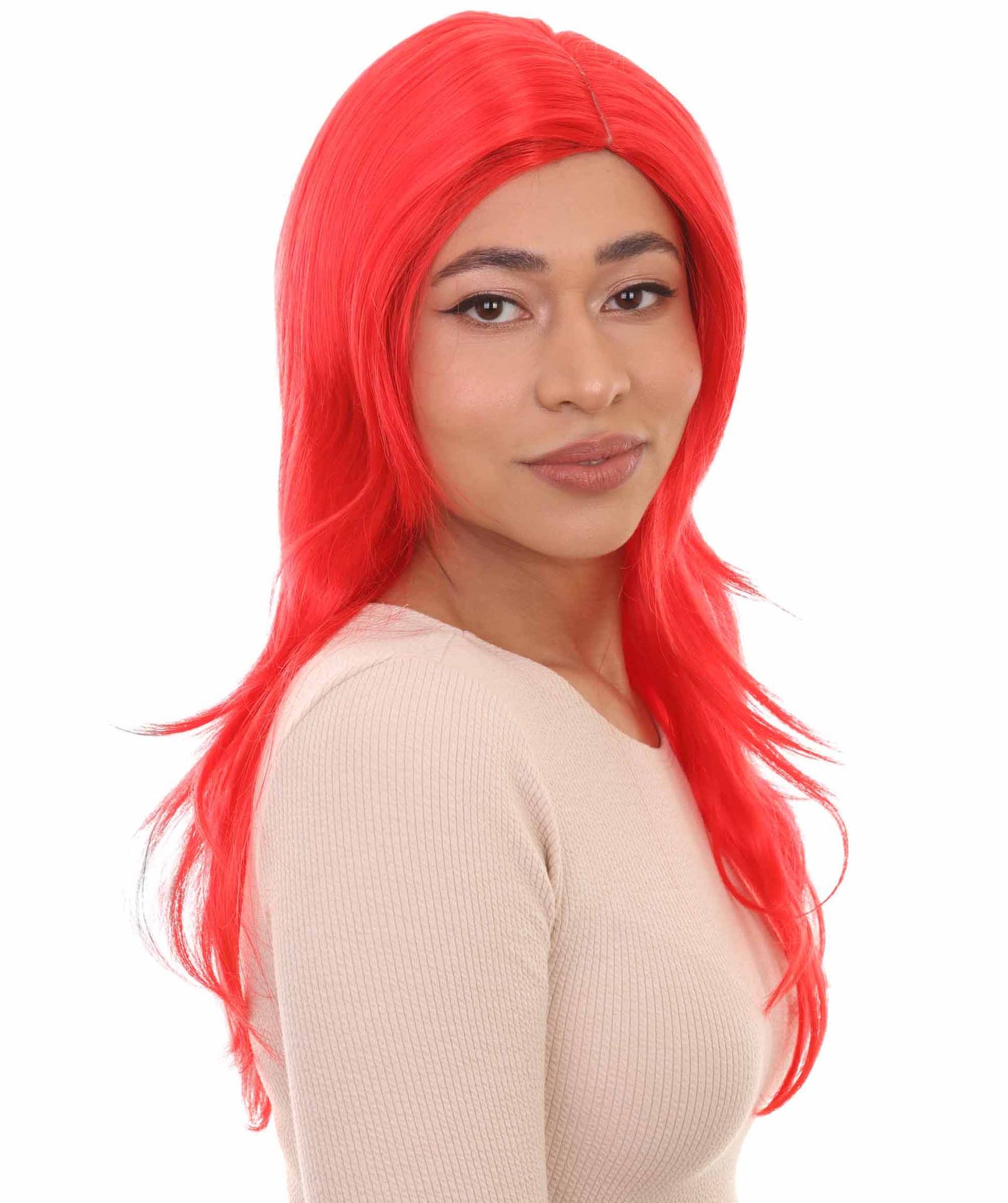 Wigs2you ハロウィンパーティー プレミアム レディース H-928 3レイヤーのパーティーガールウィッグ レッドカラー