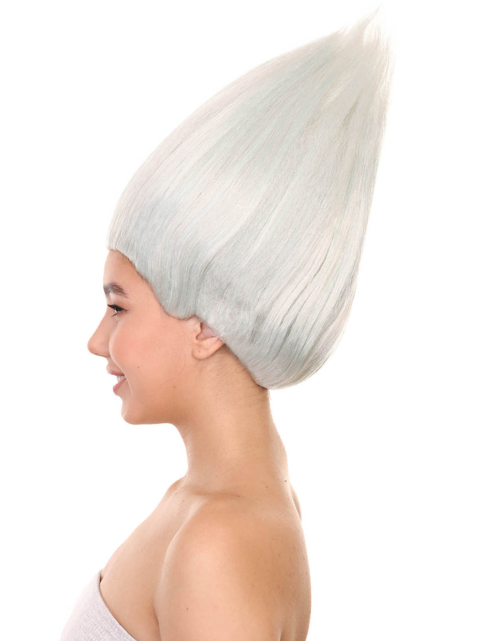 Wigs2you ハロウィン パーティー プレミアム レディース H-595 トロールズ ウィッグ シルバー ホワイト