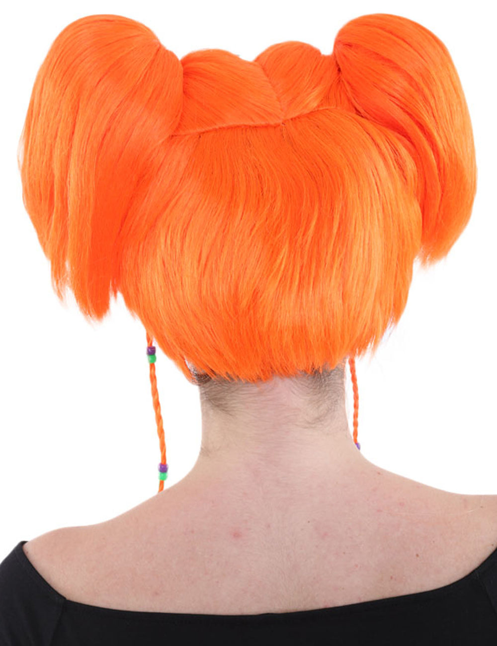 Wigs2you ハロウィンパーティープレミアム レディース H-695 バットエンジェルウィッグ ネオンオレンジカラー