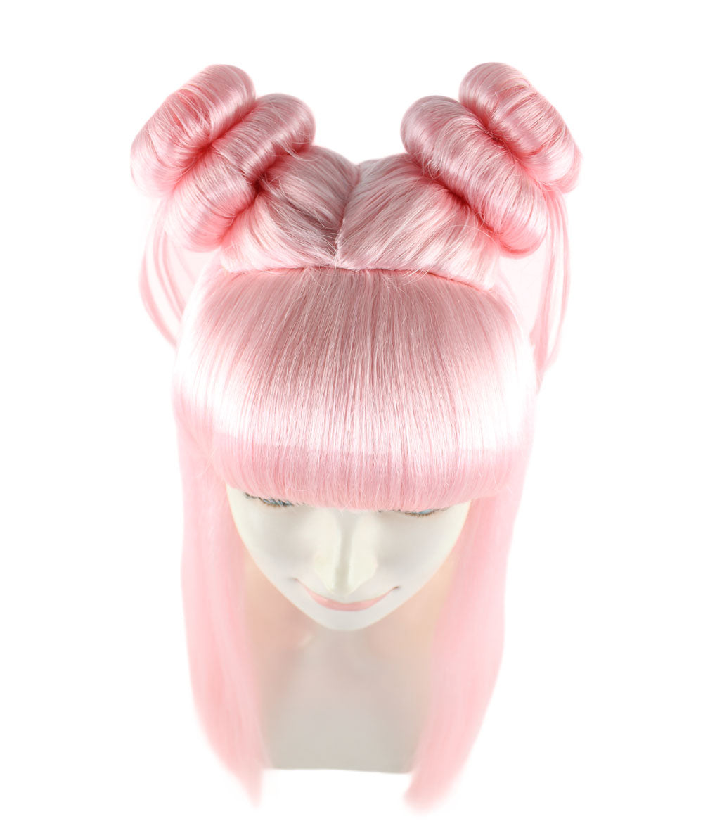 Wigs2you ハロウィン パーティー プレミアム レディース H-1210 快適なフィット感 LLT ピンク アジアン プリンセス ウィッグ