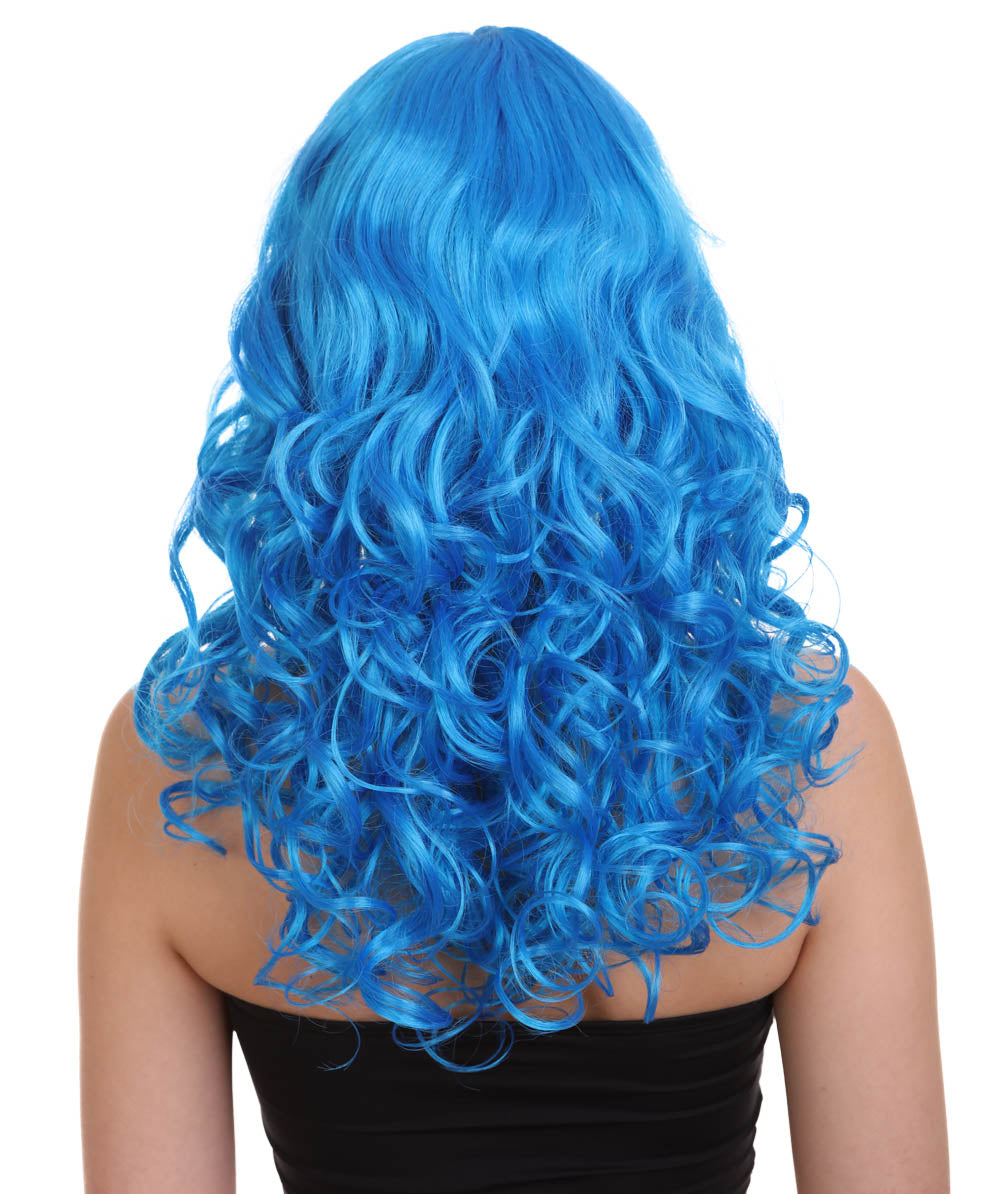 Wigs2you ハロウィンパーティープレミアムレディース H-1003 着用しやすい ベラウィッグ ロイヤルブルー色