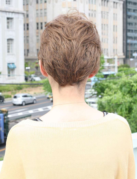 Age 30-40 短い HHB-036 タイムレスエレガンス ナチュラルテクスチャ ヒューマンヘアブレンド