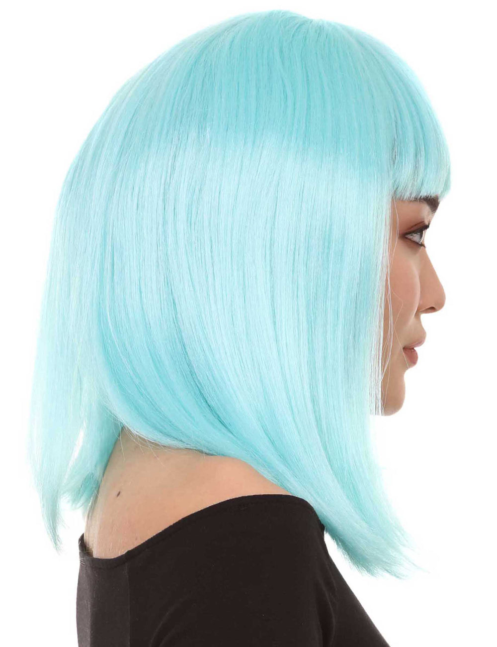 Wigs2you ハロウィンパーティープレミアム レディース H-661 ライトブルー ボブウィッグ
