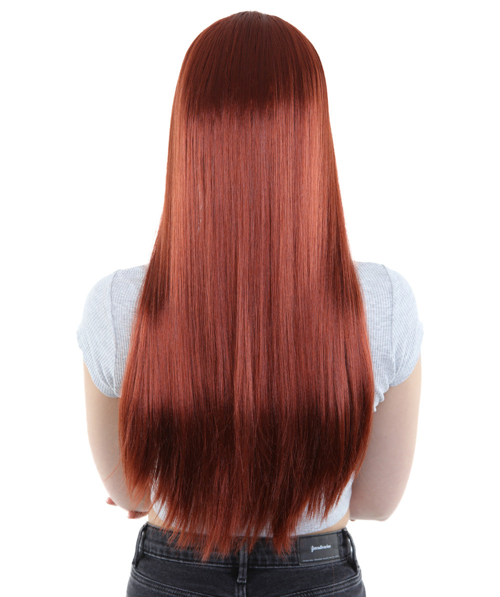 Wigs2you ハロウィンパーティープレミアム H-851 悪の花嫁 II 女性用ウィッグ ダークオーバーン色