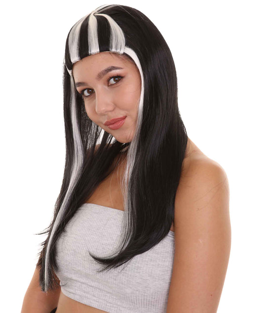 HPO コスプレウィッグ モンスターハイ フランキースタイン H-2641 ソフト合成繊維 髪の変身 女性のウィッグの美しさとその利点