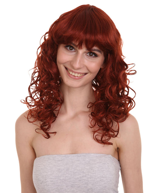 Wigs2you ハロウィンパーティー プレミアム レディース H-996 着用しやすい ベラウィッグ ダークオーバーンカラー