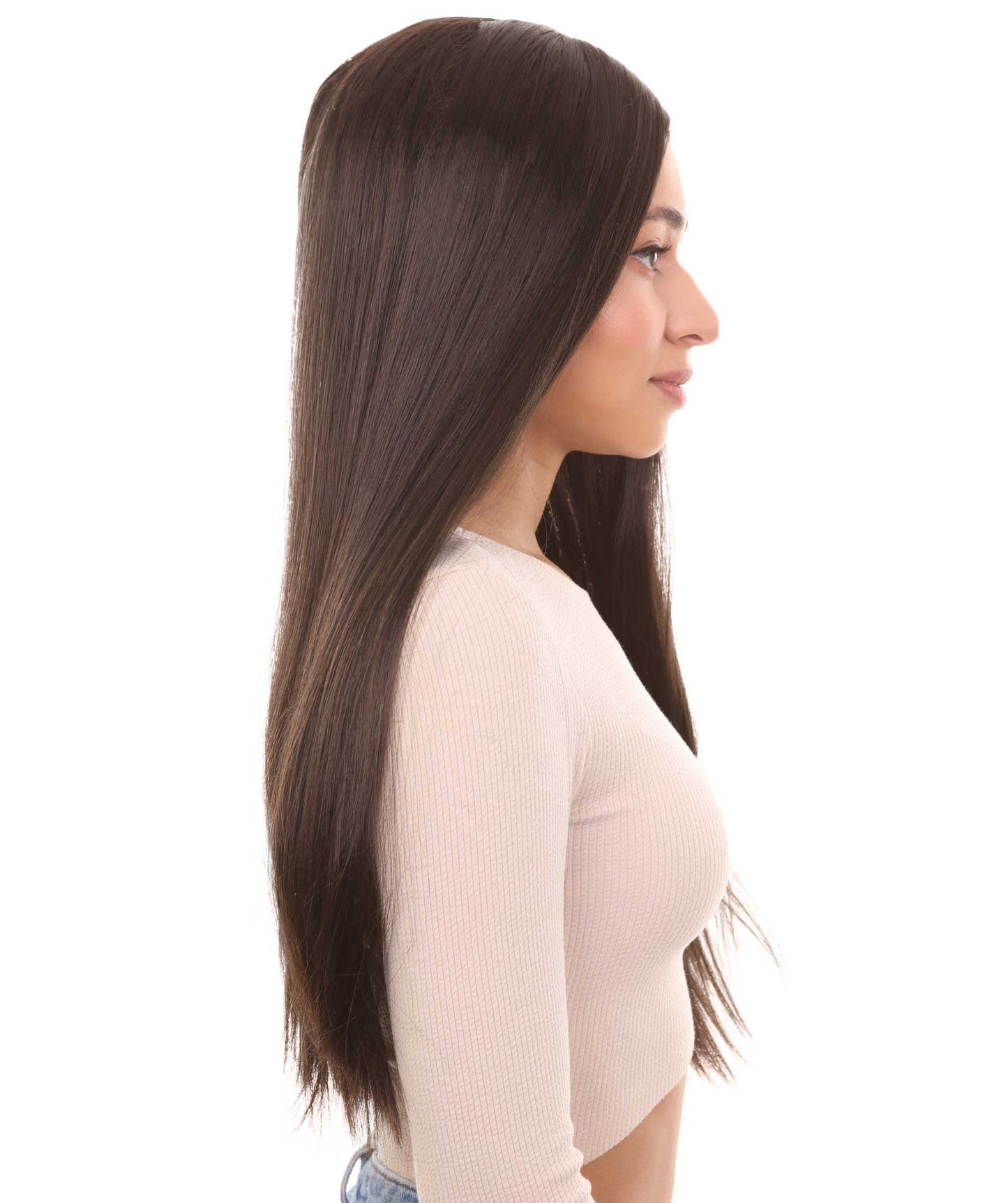 Wigs2you ハロウィンパーティープレミアム H-877 悪の花嫁 II 女性ウィッグ ダークブラウン色