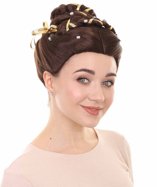 女性用くるみ割り人形と四つの王国 プリンセスクララウィッグ H-4673 TV/映画 大人用 プレミアム通気性キャップレスキャップ