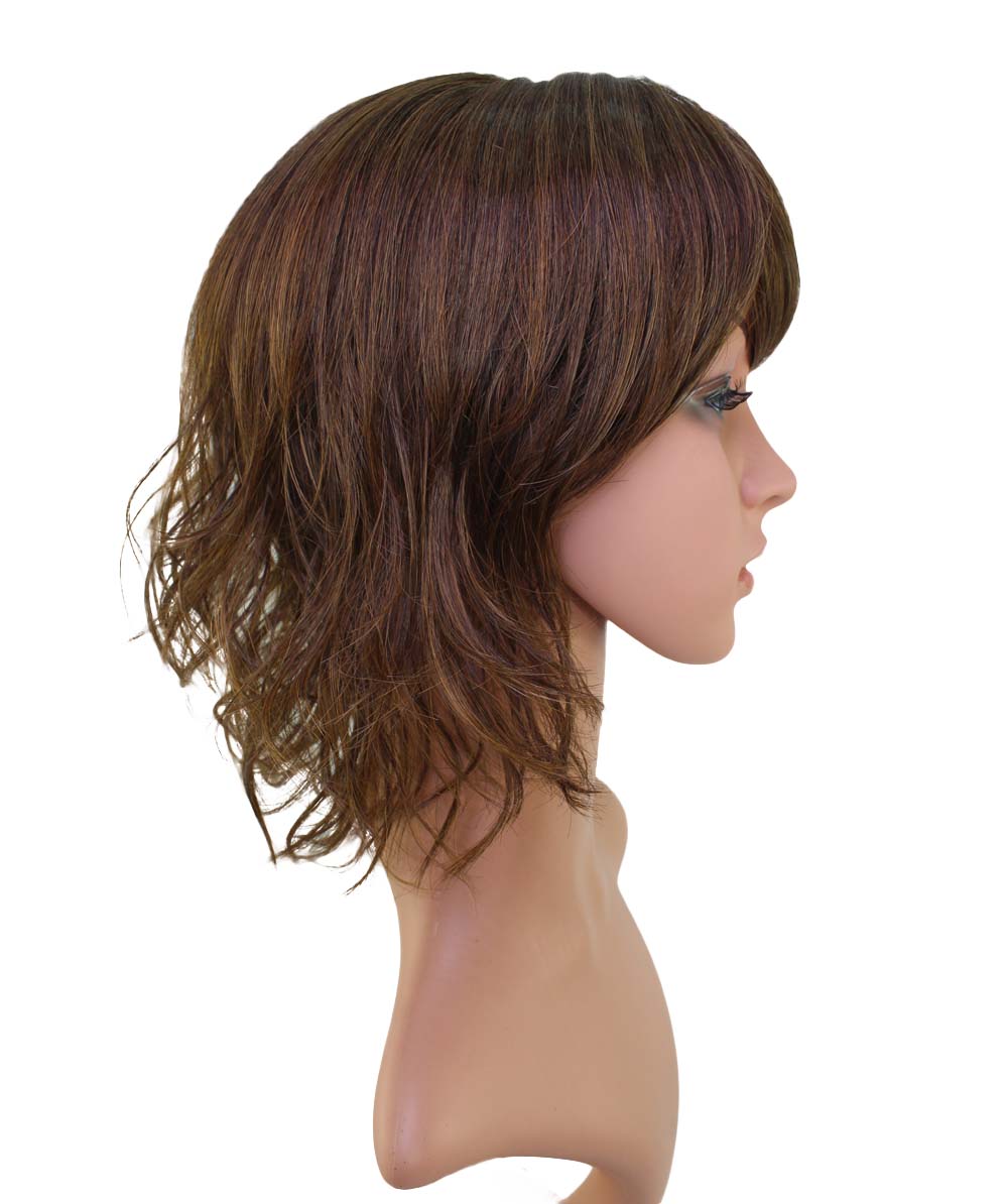 【Wigs2you】ウィッグ 耐熱 W-759 フルウィッグ ミディアム カール 高品質 ナチュラル 自然 かつら 女装 普段使い 医療用 簡単着用。