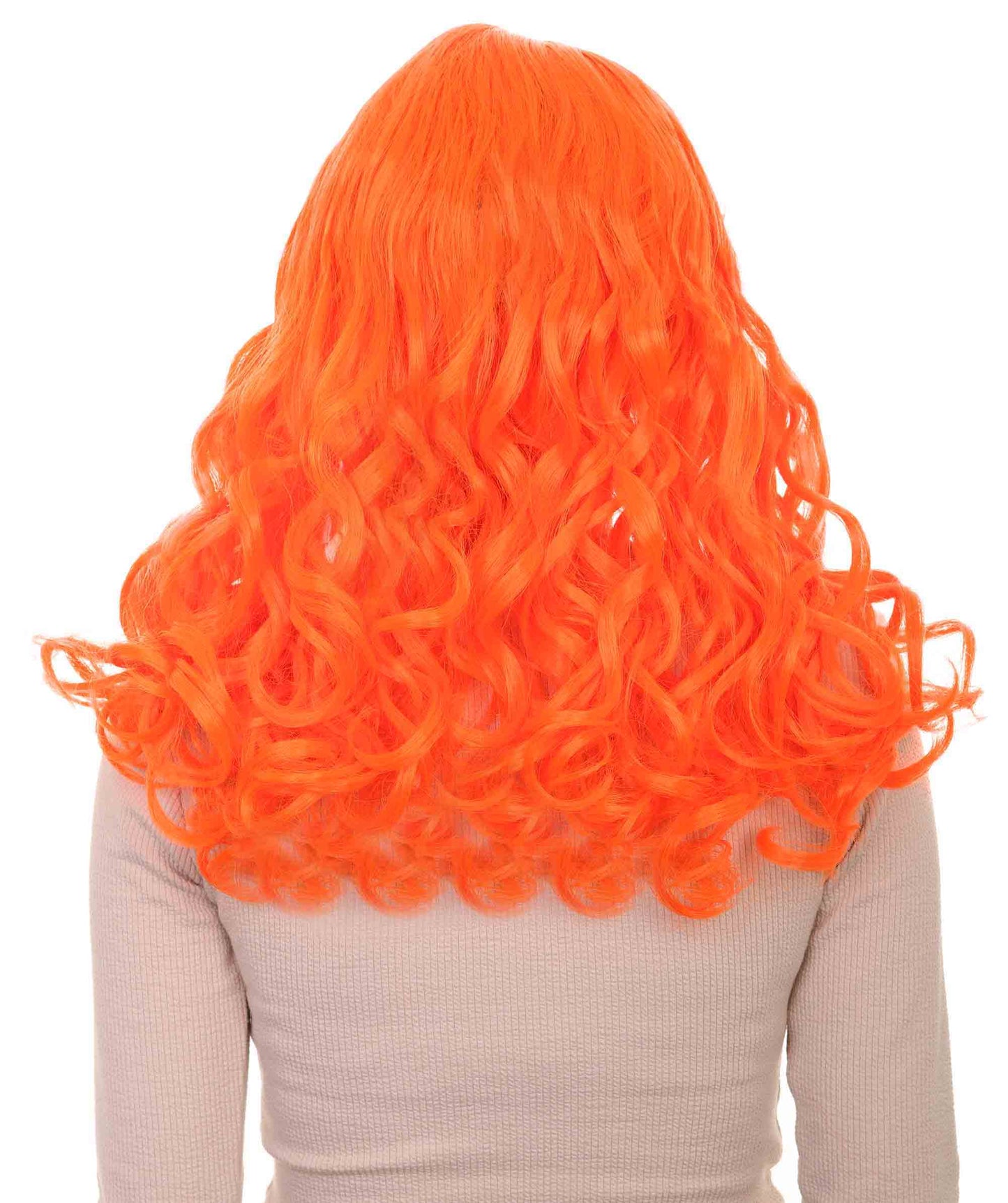 Wigs2you ハロウィンパーティー プレミアム レディース H-1114 とても快適なアリスウィッグ 鏡の国のアリス ネオンオレンジ