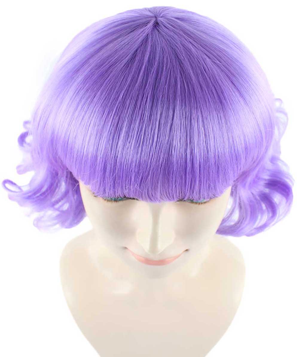 ハロウィンパーティープレミアムレディース H-1355 カーニバルパープル ウェービーウィッグ レディ ファンシーキャラクターファッションウィッグ