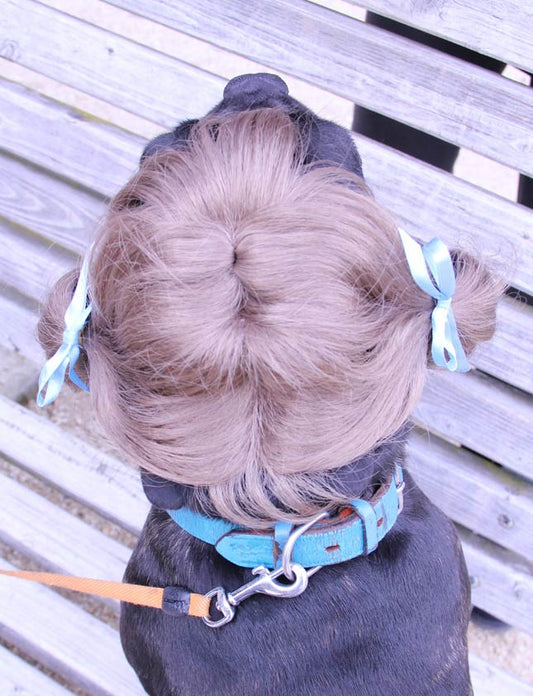 ペットウィッグ P-007 ライトブロンド かわいらしいウィッグでペットのスタイルを引き立てる