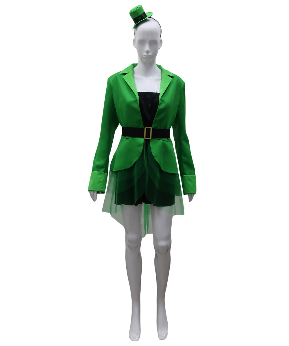 女性 JCP-121 のレプラコーンラスコスチューム グリーン コスプレコスチューム