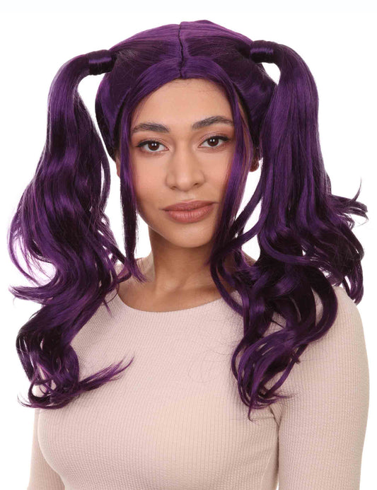 Wigs2you ハロウィンパーティー プレミアム レディース H-749 ドリー ピグテール ウィッグ バイオレット色